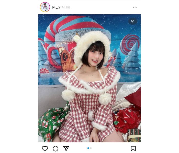 姫野ひなの（#Mooove!）、モコモコ帽子のキュートなオフショットにファン歓喜！