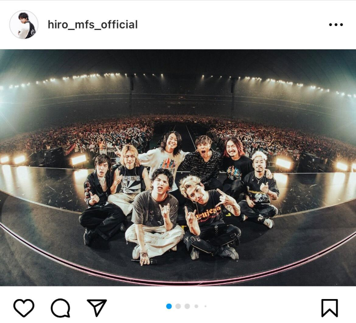 マイファスHiro、ONE OK ROCKとの集合写真公開！兄弟対バンを振り返る