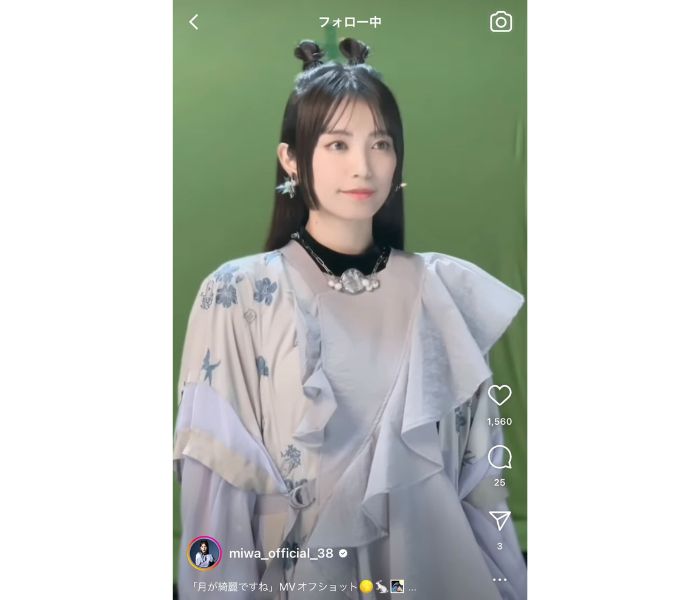 miwa、うさぎヘアが可愛すぎるMV撮影の裏側動画を公開！