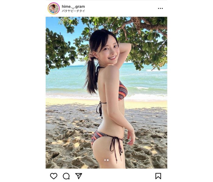 美尻・美うなじ・美横顔！新谷姫加のグラビアオフショットにファン歓喜「姫加ちゃんみたいな彼女欲しい」