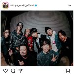 UVERWorld・TAKUYA∞、Creepy Nutsとの集合写真公開！夢のツーマンライブを振り返る