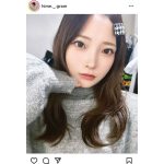 おでこ見せで注目度アップ！新谷姫加の可愛い顔を際立たせるSHOTにファン歓喜！