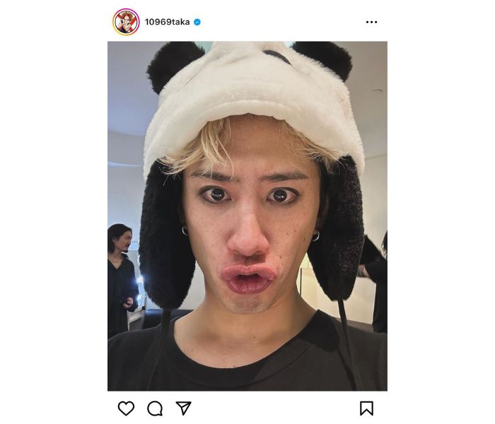 ONE OK ROCK・Taka、茶目っ気たっぷりなパンダ被り物姿に大反響！「か、かわいいっす」