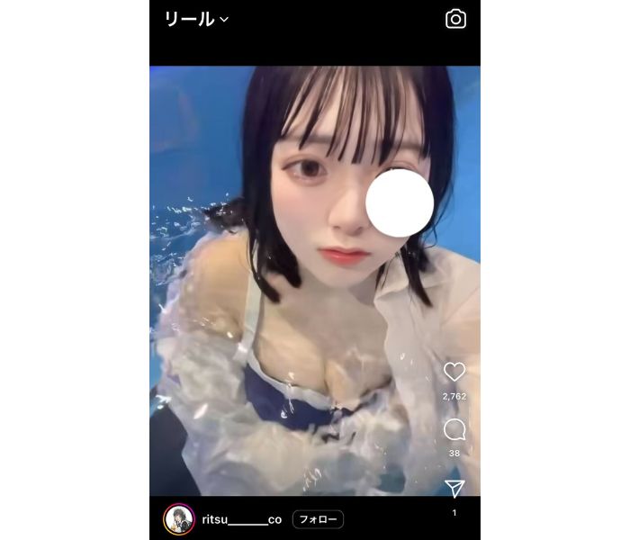 コスプレしまくるりつ、スク水姿のマシュマロボディー動画にファン絶賛！「透明感やば」