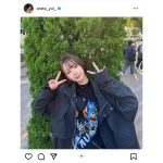 新唯、ロックな全身黒コーデでライブ参戦を報告！「ライブはいつも母と」