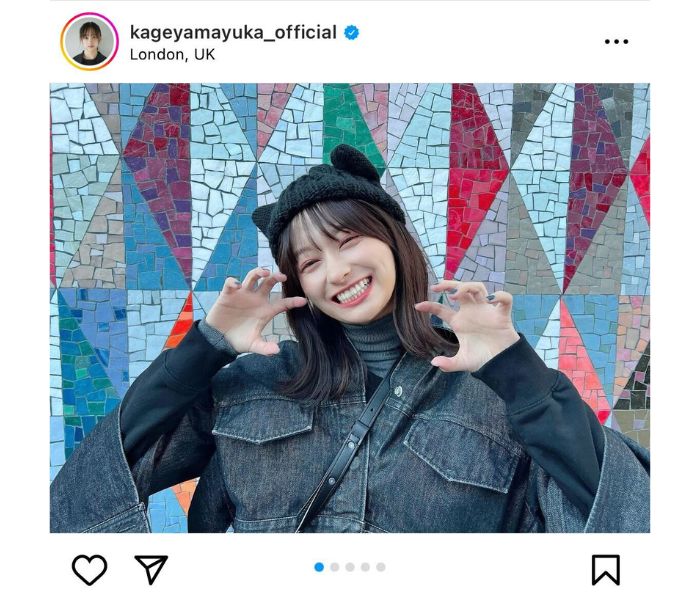 影山優佳、猫耳ニット＆「がおー」ポーズが可愛すぎるハロウィンショット公開！