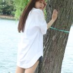 【写真特集】安部七波さん、白シャツに黒のミニ丈ボトムスで美脚アピール！「福岡マラソンで今年も走ります」＜ベストオブミス福岡大会本部長＞