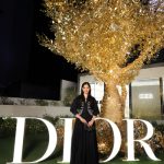 新木優子、全身ブラックのシックなディオールルックで登場！＜DIOR HOLIDAY POP-UP＞