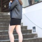 【写真特集第1弾】会社員・白瀬みさとさん、クールなブラックコーデでミニスカから美脚アピール！ 「地元・佐賀では唐津湾の海浜に続く虹の松原がオススメ。今後も新しい自分を表現したい。」 ＜2023レディ・ユニバースジャパン東京代表＞