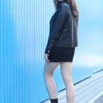 【写真特集第1弾】会社員・白瀬みさとさん、クールなブラックコーデでミニスカから美脚アピール！ 「地元・佐賀では唐津湾の海浜に続く虹の松原がオススメ。今後も新しい自分を表現したい。」 ＜2023レディ・ユニバースジャパン東京代表＞