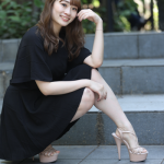 【写真特集第2弾】会社員・白瀬みさとさん、黒のミニ丈ワンピで美脚アピール！ 「内面からも磨きをかけ、日本代表を目指します。」 ＜2023レディ・ユニバースジャパン東京代表＞