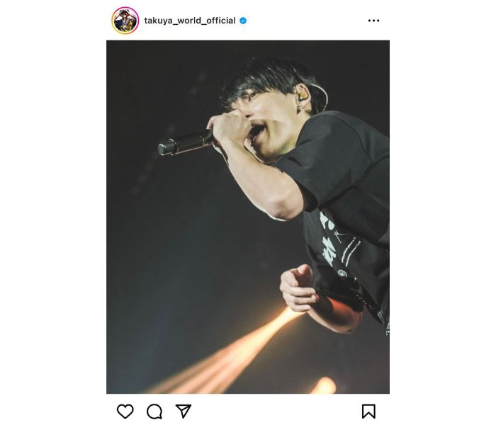 UVERworld・TAKUYA∞、これぞボーカリスト！なライブ写真に反響「歌ってる姿が一番かっこいい」